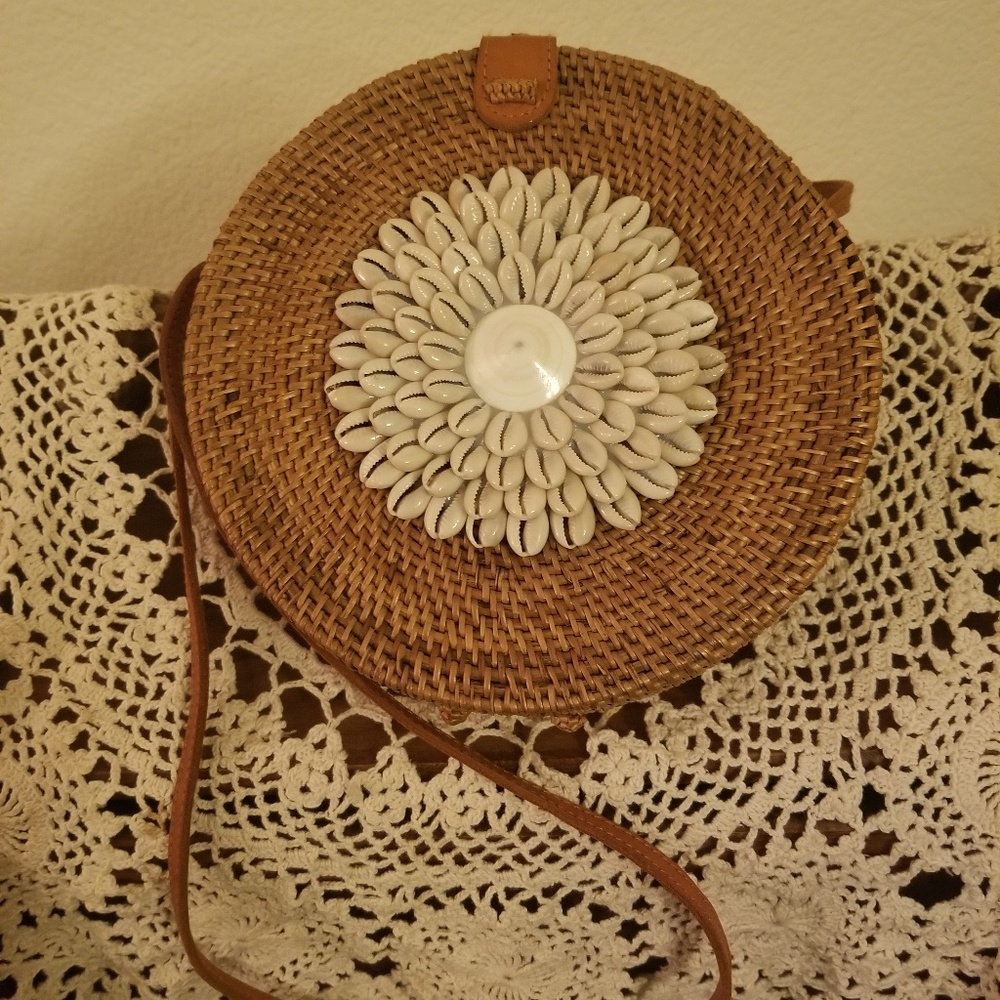Shoulder Rattan Bag